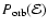 $P_{\rm orb}({\cal E})$
