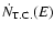 $\dot N_{\rm T.C.}(E)$