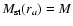 $M_{\rm st}(r_{a})=M$