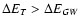 $\Delta E_{T} > \Delta E_{GW}$