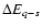 $\Delta E_{q-s}$
