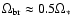 $\Omega_{\rm br}\approx 0.5 \Omega_{*}$