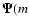 $\vec{\Psi}(m$