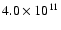 $4.0\times10^{11}$