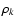 $\rho_k$