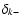 $\delta_{k-}$