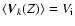 $\langle \vec{V}_{k}(Z)\rangle = V_{\rm i}$