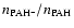 $n_{\rm PAH^-}/n_{\rm PAH}$