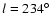 $l = 234\hbox{$^\circ$ }$