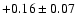 $+0.16\pm0.07$