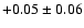 $+0.05\pm0.06$