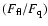 $(F_{\rm fl}/F_{\rm q})$