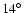 $14\hbox{$^\circ$ }$