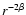 $r^{-2\beta}$