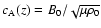 $c_{\rm A}(z)=B_0 / \sqrt{\mu \rho_0}$