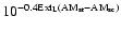 $10^{-0.4 {\rm Ext}_{{\rm L}} ({\rm AM}_{{\rm st}} - {\rm AM}_{{\rm sc}})}$