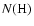 $N(\rm H)$