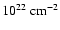 $10^{22}~\rm {cm^{-2}}$