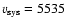 $v_{\rm sys} = 5535$
