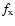 $f_{\rm x}$