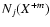 $N_j{\left({X^{+m}}\right)}$