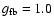 $g_{\rm fb}=1.0$