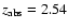 $z{_{\rm abs}}=2.54$