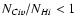 $N_{C {\sc iv}}/N_{H {\sc i}}<1$