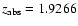 $z_{\rm abs}=1.9266$