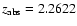 $z_{\rm abs}=2.2622$