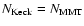 $N_{\rm Keck}=N_{\rm MMT}$