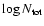 $\log N_{\rm tot}$