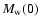 $M_{\rm w}(0)$