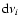 ${\rm d}\nu_i$