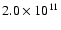 $2.0\times10^{11}$