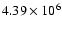 $4.39\times10^6$