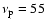 $\nu_{\rm p}=55$