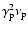 $\gamma_{\rm p}^2\nu_{\rm p}$