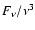 $F_\nu/\nu^3$