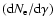 $({\rm d}N_{\rm e}/{\rm d}\gamma)$