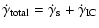 $\displaystyle %
\dot{\gamma}_{\rm total}=
\dot{\gamma}_{\rm s}+\dot{\gamma}_{\rm IC}$