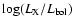 $\log (L_{\rm X}/L_{\rm bol})$
