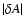 $\vert\delta A\vert$