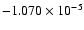 $-1.070\times
10^{-5}$