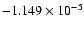 $-1.149\times
10^{-5}$