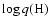 $\log{q(\rm H)}$