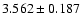 $3.562\pm 0.187$