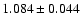 $1.084\pm 0.044$
