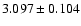 $3.097\pm 0.104$