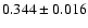 $0.344\pm 0.016$